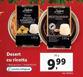 Lidl Desert cu ricotta Ofertă