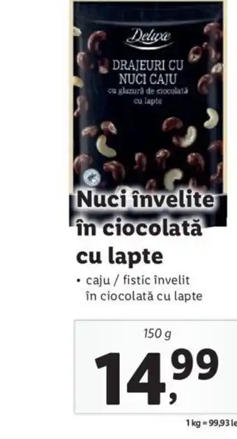 Lidl Nuci învelite în ciocolată cu lapte Ofertă