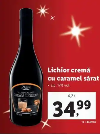 Lichior cremă cu caramel sărat