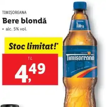 Lidl Bere blondă Ofertă