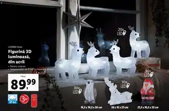Lidl Figurină 3D luminoasă, din acril Ofertă