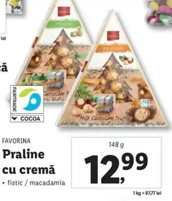 Lidl Praline cu cremă Ofertă