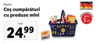 Lidl Coș cumpărături cu produse mini Ofertă