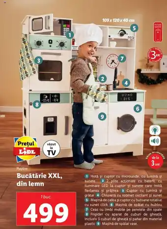 Lidl Bucătărie XXL, din lemn Ofertă