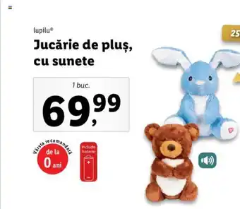 Jucărie de plus, cu sunete