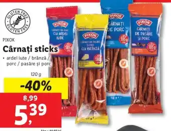 Lidl Cârnați sticks Ofertă