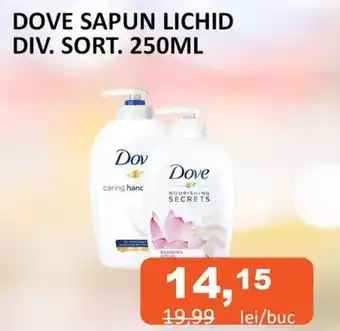 DOVE SAPUN LICHID DIV. SORT. 250ML