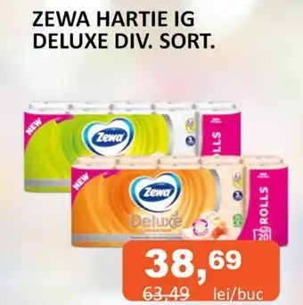 Unicarm ZEWA HARTIE IG DELUXE DIV. SORT. Ofertă