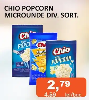 CHIO POPCORN MICROUNDE DIV. SORT.