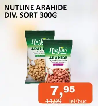 Unicarm NUTLINE ARAHIDE DIV. SORT 300G Ofertă