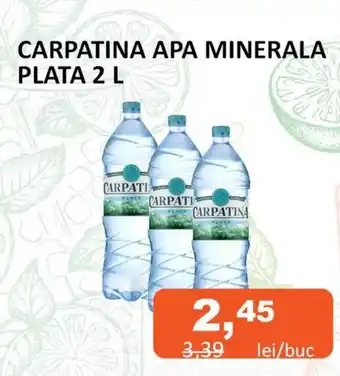Unicarm CARPATINA APA MINERALA AQUAVIA APA ALCALINA PH PLATA 2 L Ofertă