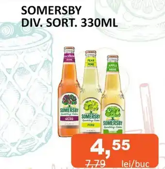 SOMERSBY DIV. SORT. 330ML