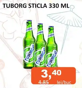 TUBORG STICLA 330 ML