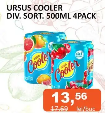 URSUS COOLER DIV. SORT. 500ML 4PACK