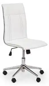 Scaun ergonomic fara brate alb porto, 44x46x97/107 cm
