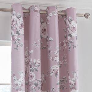 Favi Set 2 draperii catherine lansfield canterbury, 168 x 183 cm, roz Ofertă