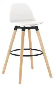 Favi Scaun bar, alb/fag, evans Ofertă
