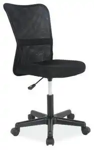 Scaun ergonomic de birou copii negru q-121, 41x41x74/86