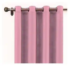Draperie din catifea velvet atelier, 140 x 260 cm, roz