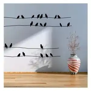 Favi Set autocolante de perete ambiance starlings on cable Ofertă