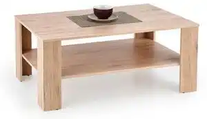 Masuta de cafea pentru living stejar wotan kwadro, 110x65x53 cm
