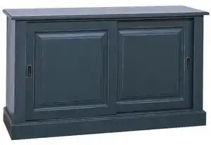 Bufet cu 2 usi glisante cu finisaj dublu color