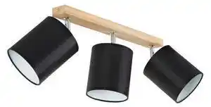 Spot de perete aprillia 3xe27/25w/230v negru stejar spot-light 56746374