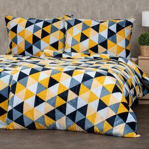 Favi Lenjerie de pat 4home scandi triangle, microflanel, 140 x 200 cm, 70 x 90 cm Ofertă
