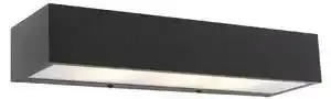Aplica de perete alungită de design negru 35 cm - houx