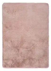 Covor universal alpaca liso, 200 x 290 cm, roz