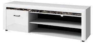 Favi Comoda tv whiteblack, alb, cu o usa, 166.6x40.3x55.2 cm Ofertă