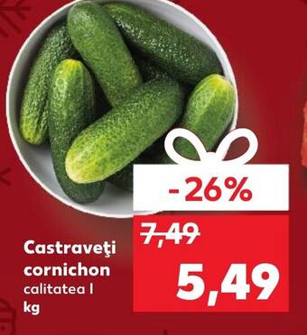 Kaufland Castraveţi cornichon calitatea l Ofertă