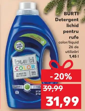 Kaufland BURTI Detergent lichid Ofertă