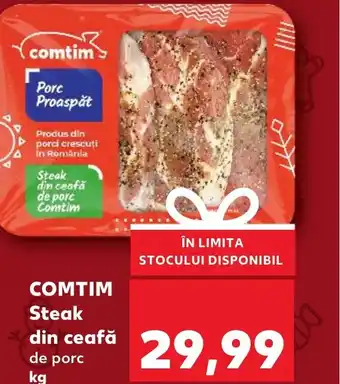 Kaufland comtim Steak din ceafă Ofertă