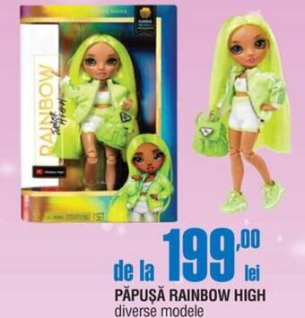 Cora PĂPUȘĂ RAINBOW HIGH diverse modele Ofertă