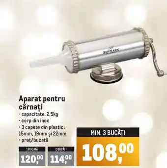 Aparat pentru cârnaţi