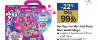 Carrefour Set figurine My Little Pony Mini World Magic Ofertă