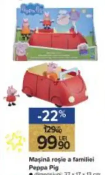 Carrefour Maşină roşie a familiei Peppa Pig Ofertă