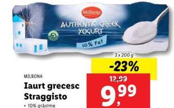 Lidl Iaurt grecesc Straggisto Ofertă