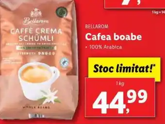 Lidl Cafea boabe Ofertă