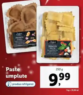 Lidl Paste umplute Ofertă