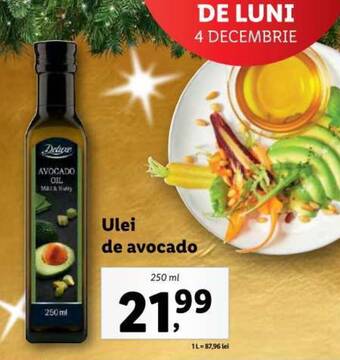 Lidl Ulei de avocado Ofertă