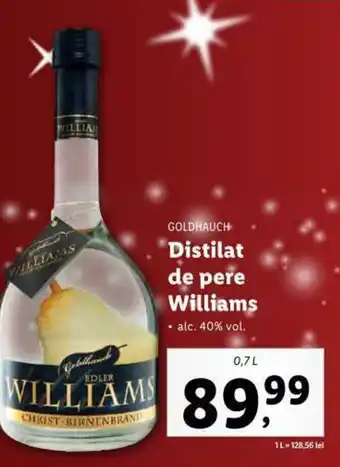 Lidl Distilat de pere Williams Ofertă