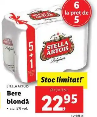 Lidl Bere blondă Ofertă