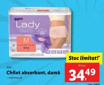 Chilot absorbant, damă