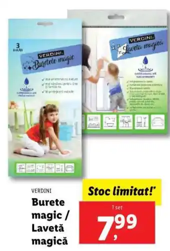 Burete magic / Lavetă magică