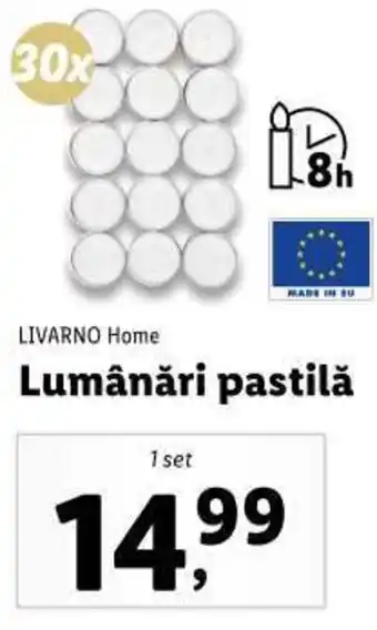 Lidl Lumânări pastilă Ofertă