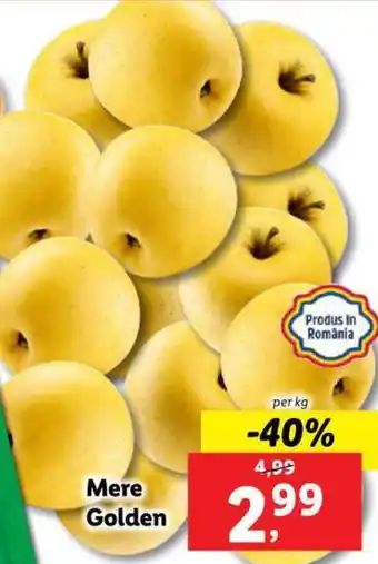 Lidl Mere Golden Ofertă