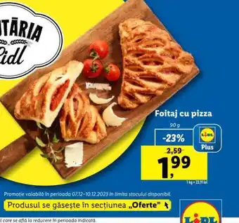 Lidl Foitaj cu pizza Ofertă