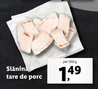Slănină tare de porc